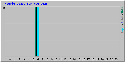 Hourly usage for May 2026