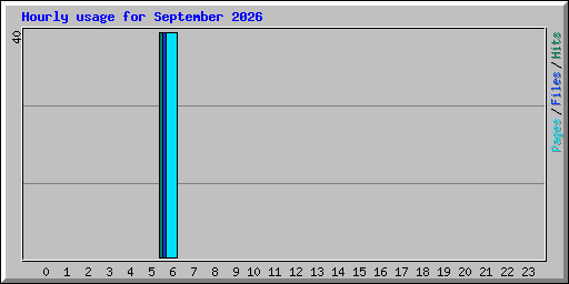 Hourly usage for September 2026